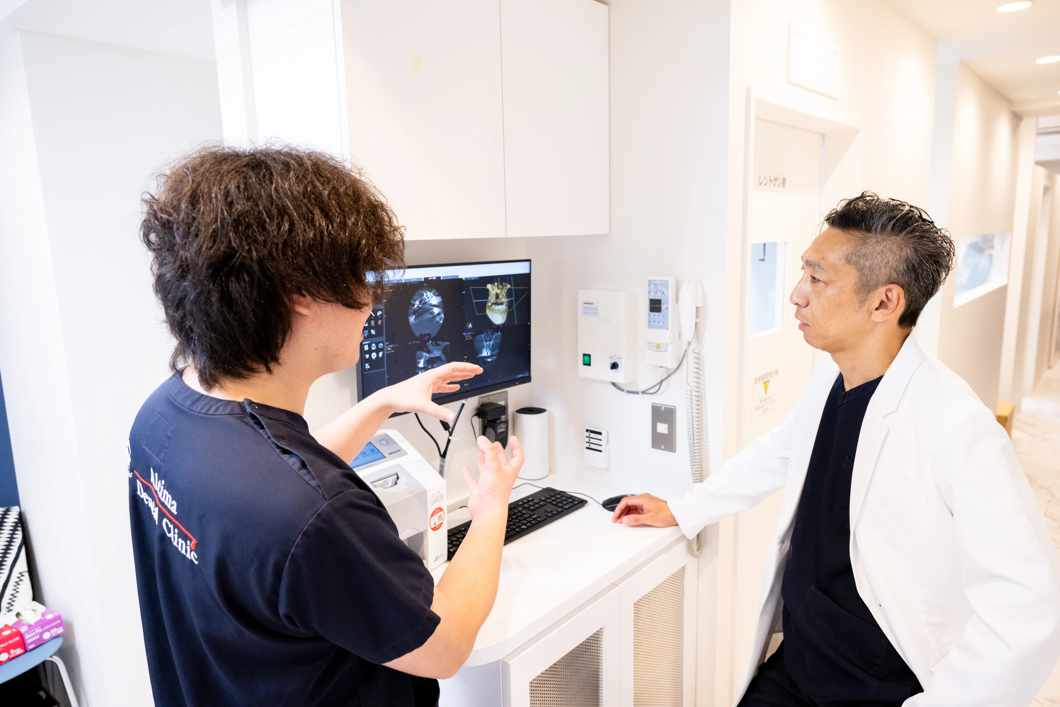 マウスピース矯正の様子