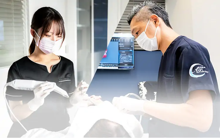医師数人で治療を行う様子