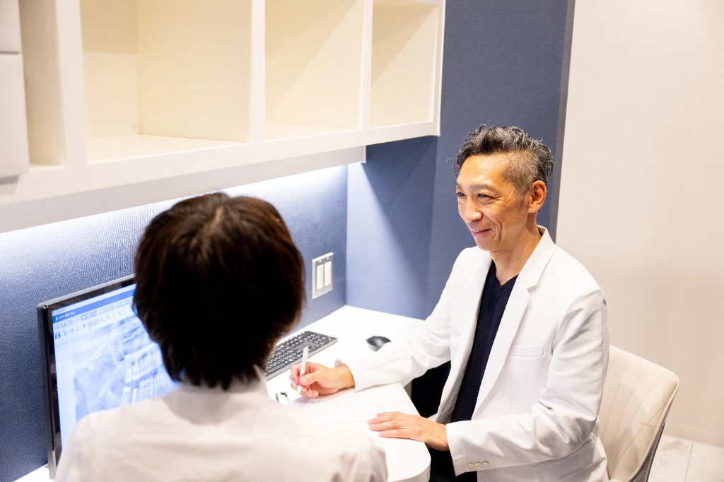 治療計画のご説明の様子