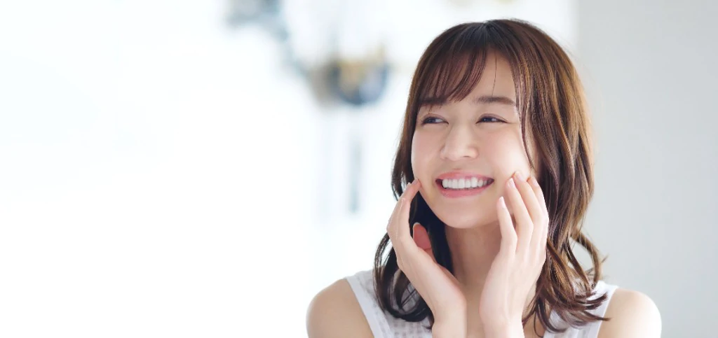 ホワイトニングと審美治療で叶える笑顔のイメージ